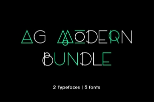 AG Modern Bundle Font Download