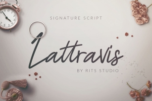 Lattravis Signature Script Font Download