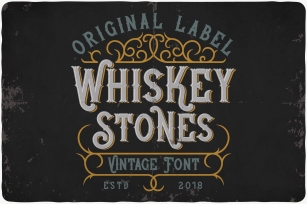 Whiskey Stones Typeface Font Download