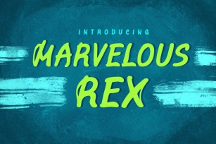 Marvelous Rex ǀ 4 Font Download