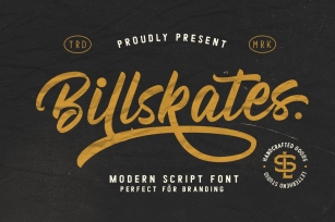Billskates Script Font Download