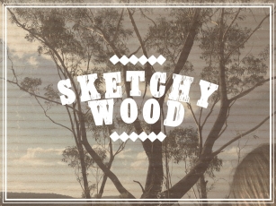Sketchy Wood Font Download