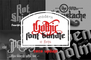 Gothic font bundle 2020 update Font Download
