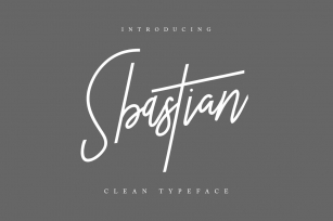 Sbastian Signature Clean Typeface Font Download