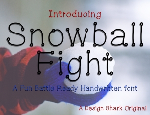 Snowball Fight Font Download