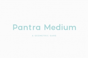 Pantra Medium Font Download