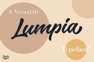 10% Off Lumpia Logotype Font Download