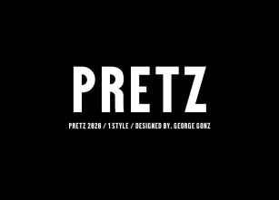 Pretz Typeface Font Download
