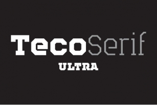 Teco Serif Ultra Font Download