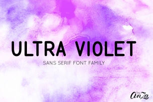 ULTRA VIOLET sans serif font family. Font Download