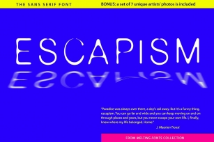Escapism Sans Serif Font Download