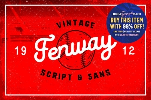 Fenway • Script  Sans + Bonus Font Download