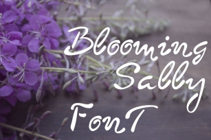 Blooming sally font Font Download