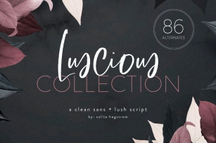 The Luscious Collection Font Download