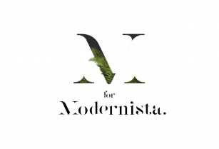 Modernista. Font Download