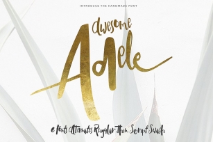 Adele 6 (70% off) Font Download