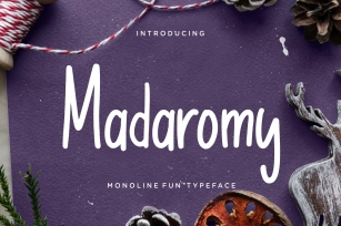 Madaromy Fun Monoline Font Download