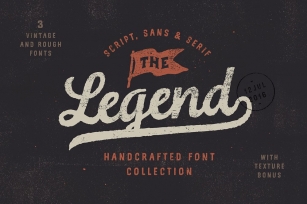 Legend trio + Textures Font Download