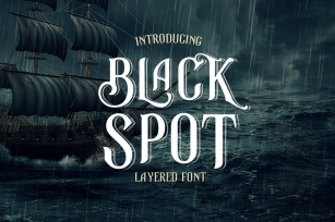 Black Spot Vintage Decorative Font Download