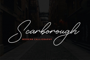 Scarborough Modern Calligraphy Font Download