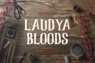 Laudya Bloods Font Download