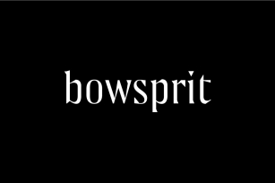 Bowsprit font Font Download