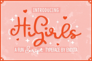 Hi Girls Font Download