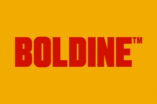 Boldine: urban  bold sans Font Download