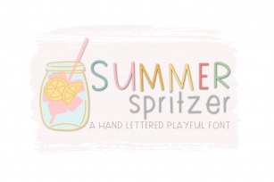 Summer Spritzer Font Download