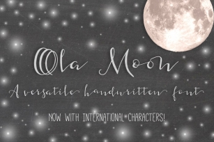 Ola Moon Typeface Font Download