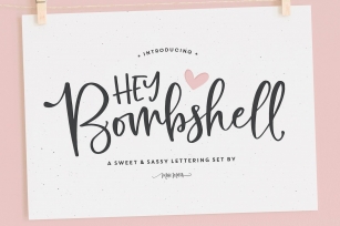 Hey Bombshell Family Font Download