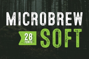 Microbrew Soft Mega Family Font Download