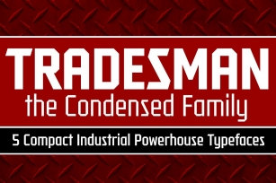 Tradesman Cond Family Font Download