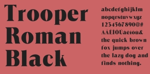 Trooper Roman Black Font Download
