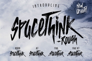 SPACETHINK Typeface Font Download