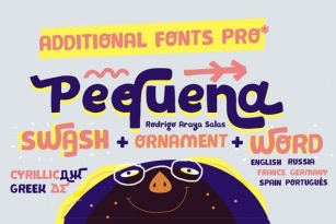 Pequena Family, Additional fonts Font Download