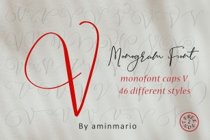 MONOGRAM V Font Download