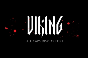 Viking Caps Font Download