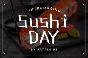 Sushi Day Font Download