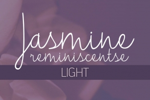 Jasmine Reminiscentse Light Font Download