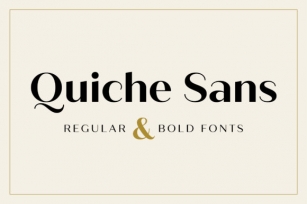 Quiche Sans Font Download