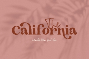 The California Font Download