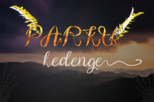 Parku Kedenge Font Download