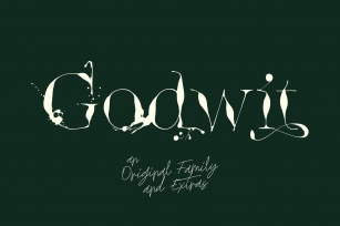 Godwit Family with Extras Font Download