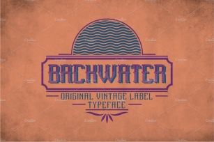 Backwater Vintage Label Typeface Font Download
