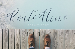 Route Nine Script Font Download