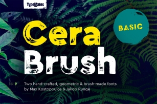 Cera Brush Basic Black Font Download