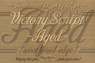 Victory Script Aged Font Download