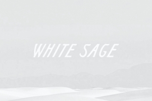 White Sage Font Download