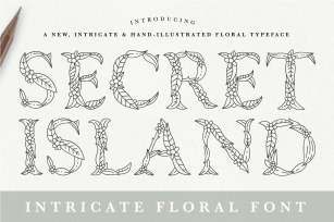 Floral Secret Island TTF Font Download